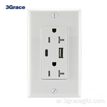 ETL USB Wall Socket Type C 4.2a الإخراج